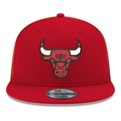Chicago Bulls Core Logo Meshback 9FIFTY Snapback Hat - Red | New Era cheap