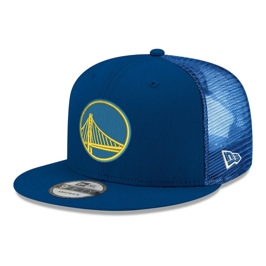 Golden State Warriors Core Logo Meshback 9FIFTY Snapback Hat sale - Royal | New Era shop