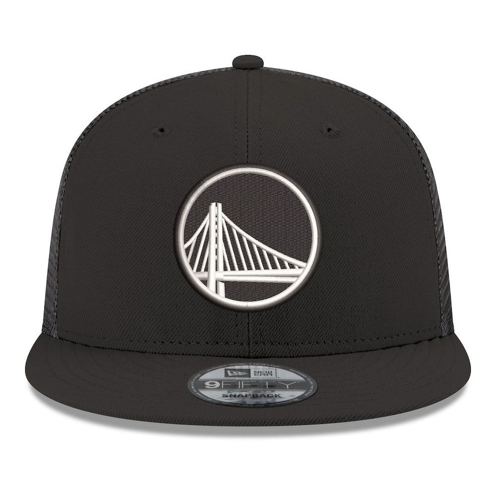Golden State Warriors Core Logo Meshback 9FIFTY Snapback Hat sale - Black | New Era sale