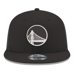 Golden State Warriors Core Logo Meshback 9FIFTY Snapback Hat sale - Black | New Era sale