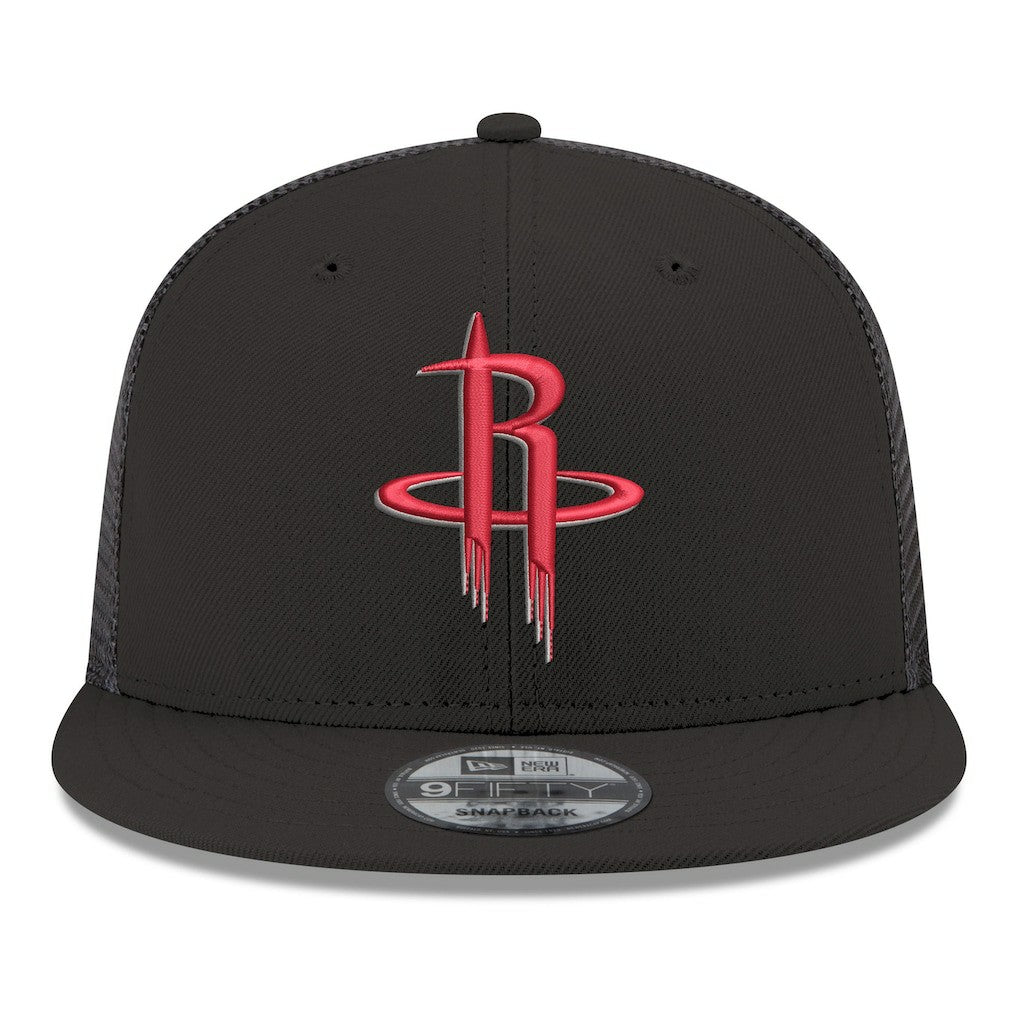 Houston Rockets Core Logo Meshback 9FIFTY Snapback Hat sale - Black | New Era outlet