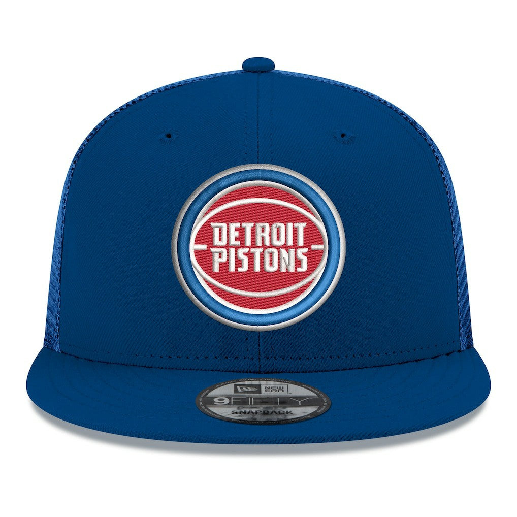 Detroit Pistons Core Logo Meshback 9FIFTY Snapback Hat sale - Blue | New Era for sale