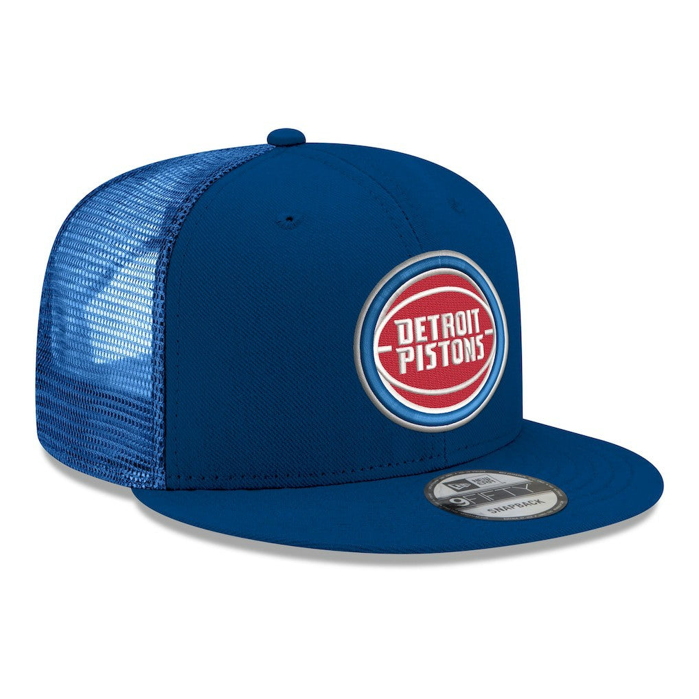 Detroit Pistons Core Logo Meshback 9FIFTY Snapback Hat sale - Blue | New Era for sale