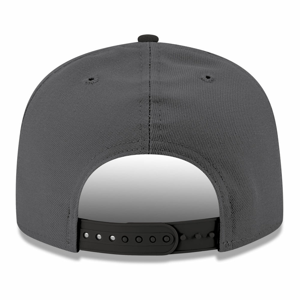 Utah Jazz Logo 2-Tone 9FIFTY Snapback Hat - Gray/Black | New Era for sale