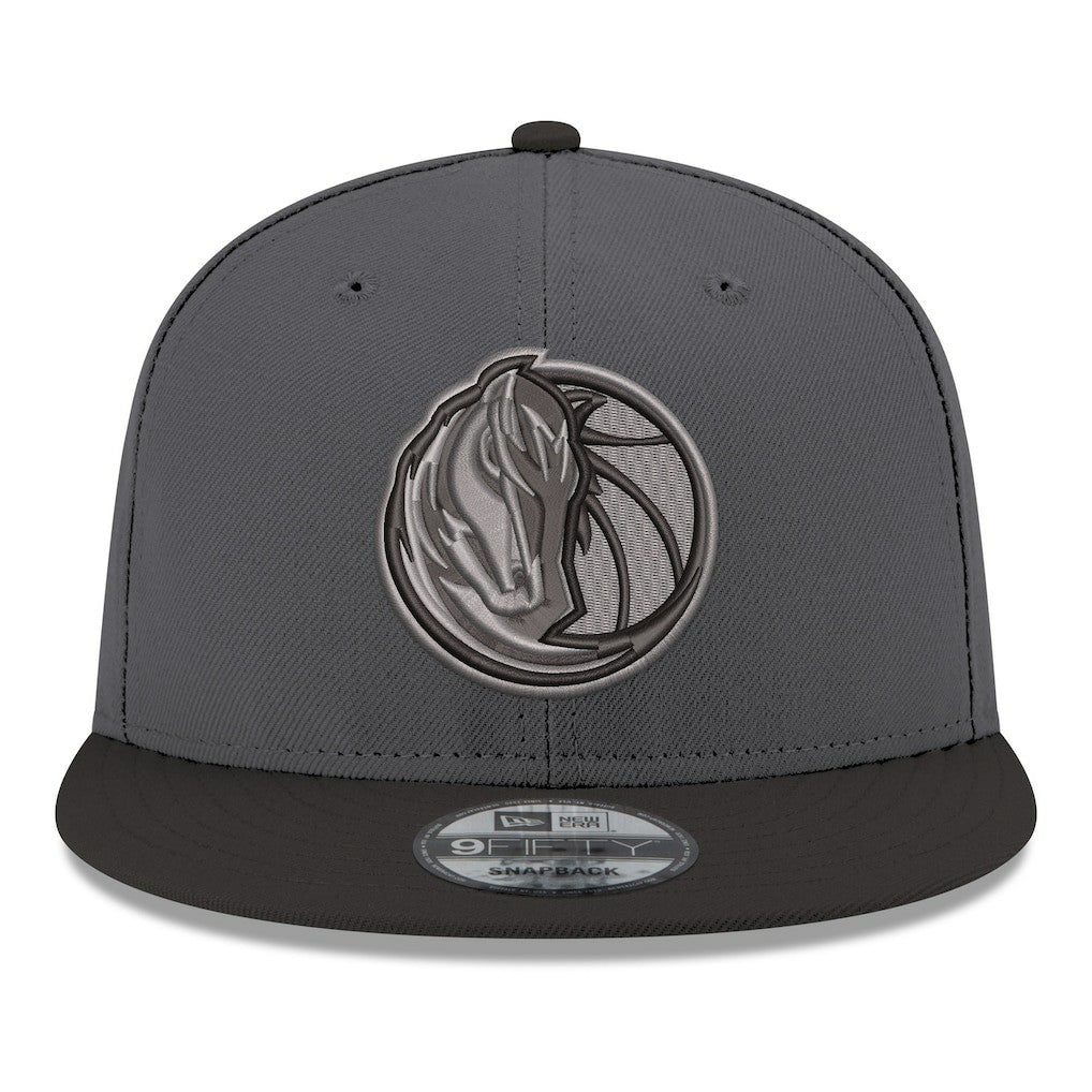 Dallas Mavericks Logo 2-Tone 9FIFTY Snapback Hat sale - Gray/Black | New Era discount