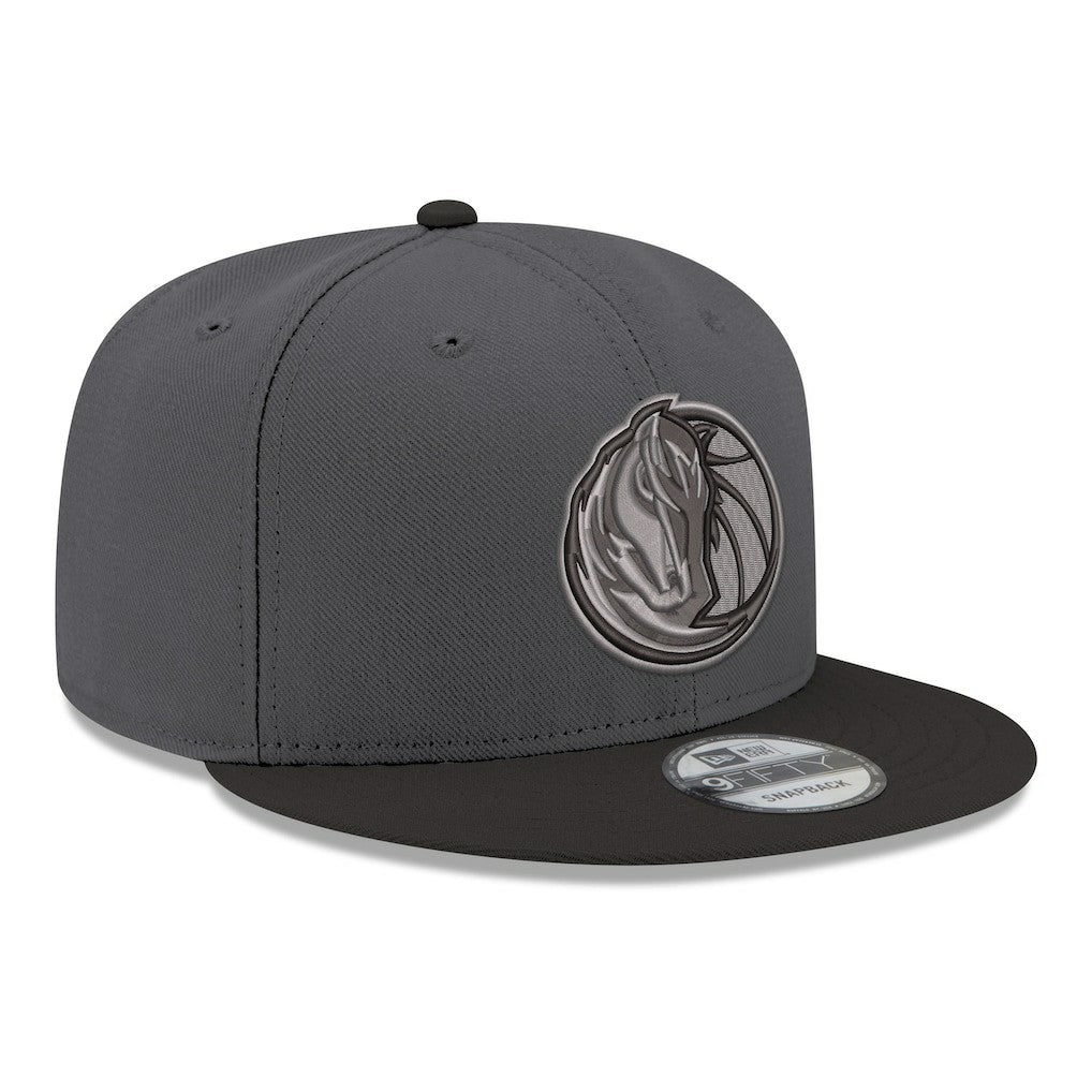 Dallas Mavericks Logo 2-Tone 9FIFTY Snapback Hat sale - Gray/Black | New Era discount
