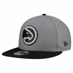 Atlanta Hawks Core Logo Storm Gray Two-Tone 9FIFTY Snapback Hat - Gray | New Era on sale