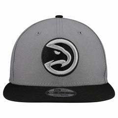 Atlanta Hawks Core Logo Storm Gray Two-Tone 9FIFTY Snapback Hat - Gray | New Era on sale