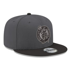 Boston Celtics Logo 2-Tone 9FIFTY Snapback Hat - Gray/Black | New Era for sale