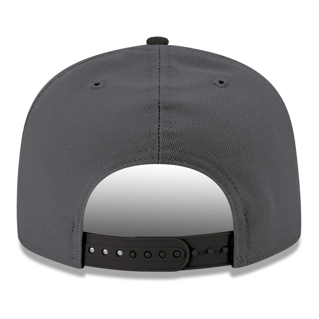 Brooklyn Nets Logo 2-Tone 9FIFTY Snapback Hat - Gray/Black | New Era sale