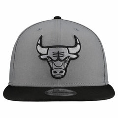 Chicago Bulls Core Logo Storm Gray Two-Tone 9FIFTY Snapback Hat - Gray | New Era on sale