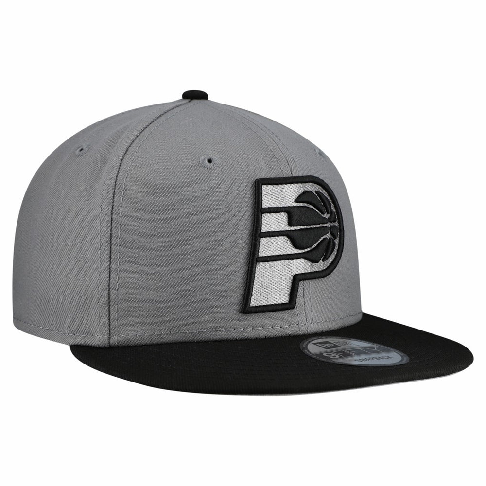 Indiana Pacers Core Logo Storm Gray Two-Tone 9FIFTY Snapback Hat - Gray | New Era outlet