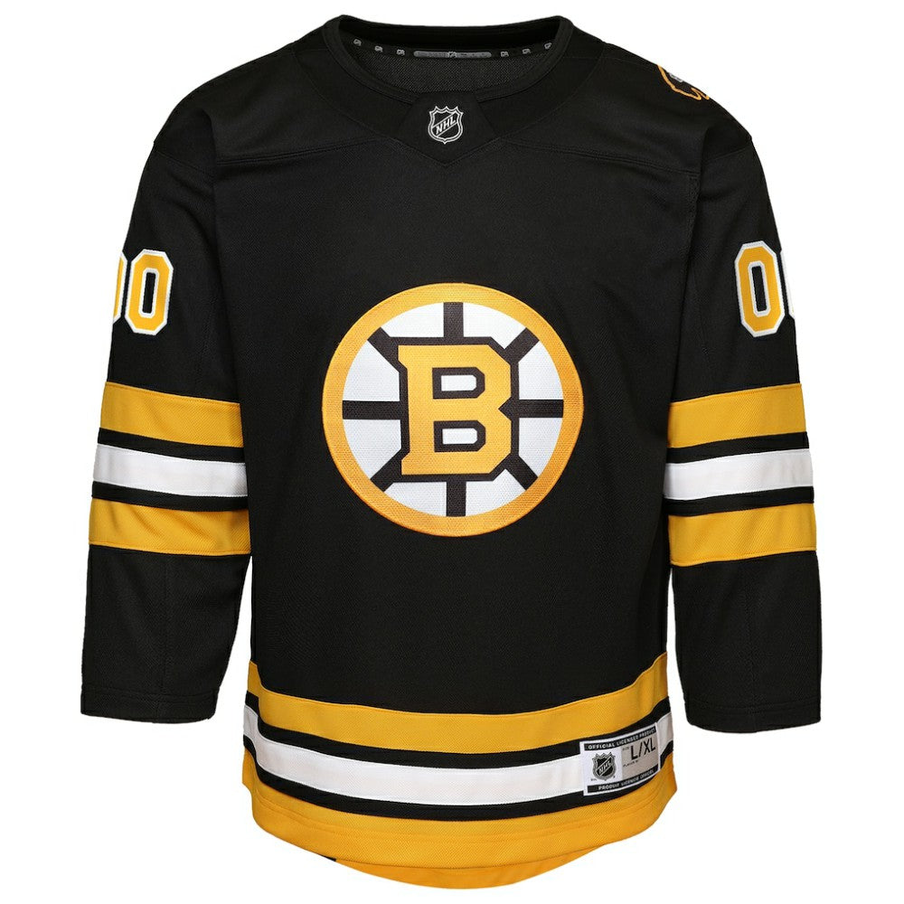 Boston Bruins Youth Home Custom Premier Jersey Black