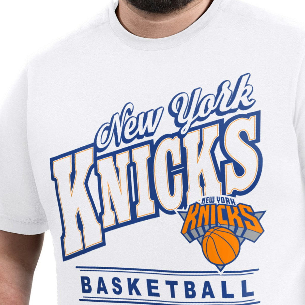New York Knicks G-III Sports by Carl Banks Adaptive Headliner T-Shirt - White shop