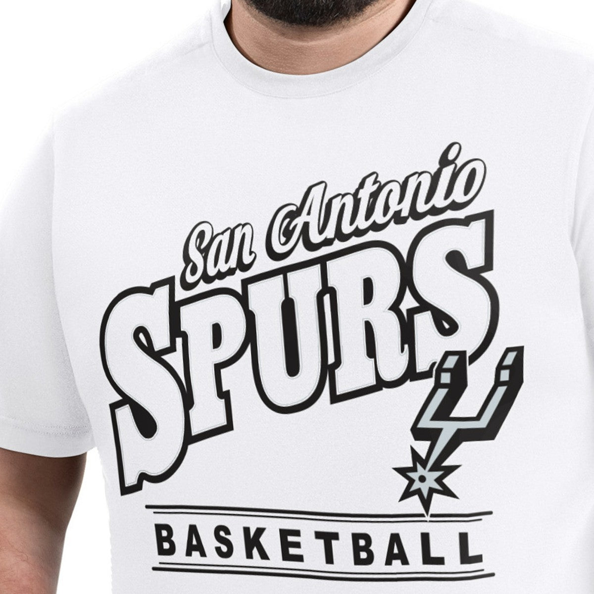 San Antonio Spurs G-III Sports by Carl Banks Adaptive Headliner T-Shirt - White sale