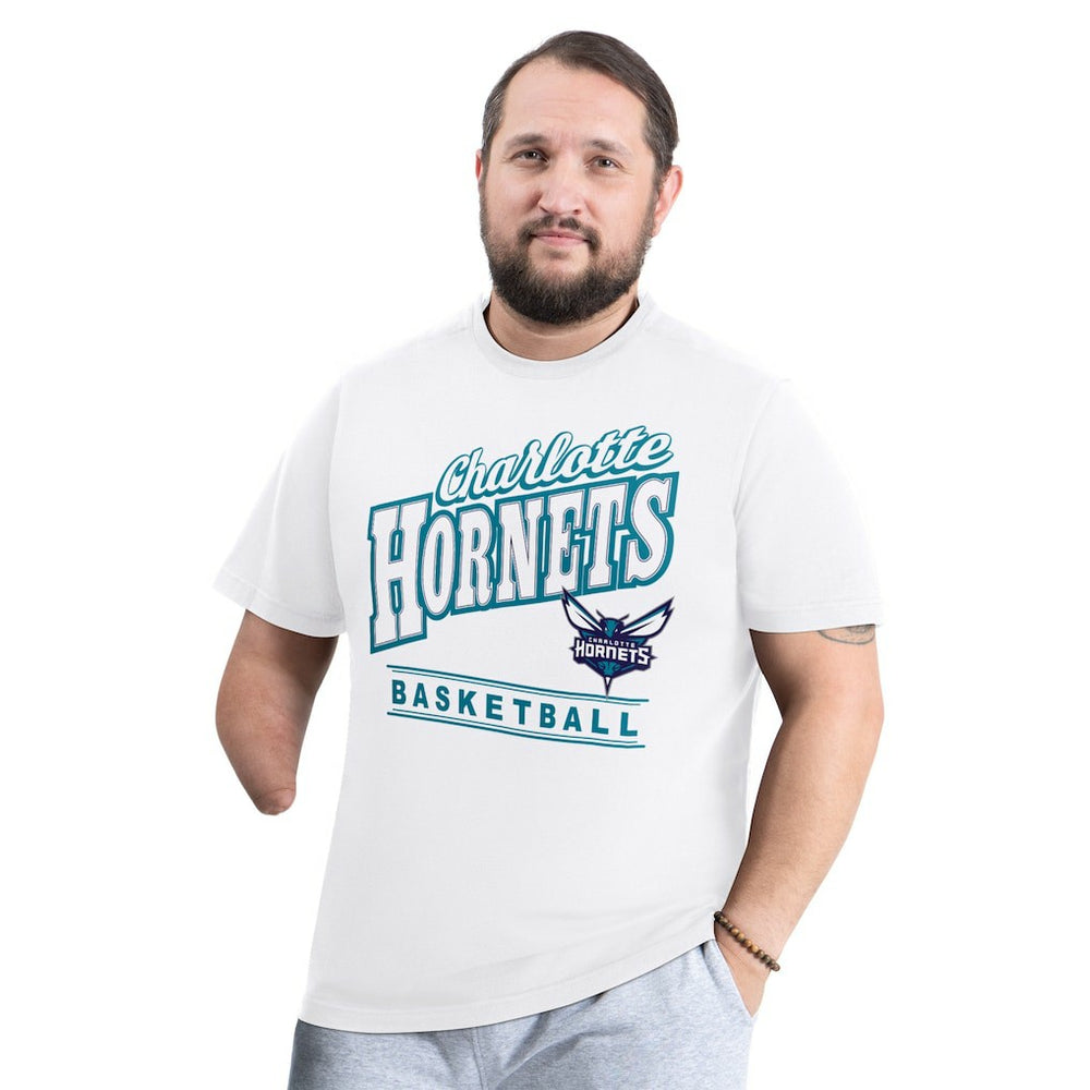 Charlotte Hornets G-III Sports by Carl Banks Adaptive Headliner T-Shirt - White online