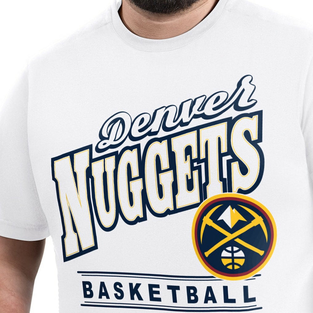 Denver Nuggets G-III Sports by Carl Banks Adaptive Headliner T-Shirt sale - White shop