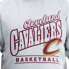 Cleveland Cavaliers G-III Sports by Carl Banks Adaptive Headliner Fleece Crewneck Sweatshirt sale - Gray for sale