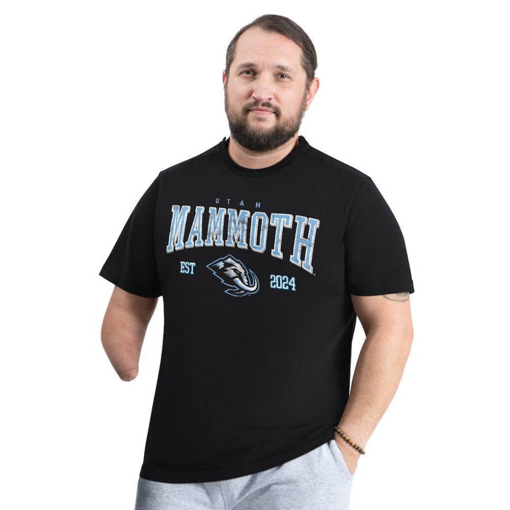 Utah Mammoth G-III Sports by Carl Banks Adaptive Classic Team Graphic T-Shirt Black