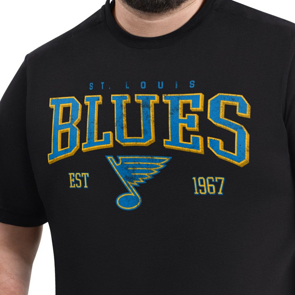 St. Louis Blues G-III Sports by Carl Banks Adaptive Classic Team Graphic T-Shirt Black