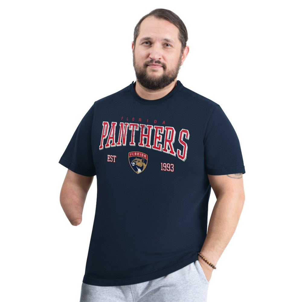Florida Panthers G-III Sports by Carl Banks Adaptive Classic Team Graphic T-Shirt Navy