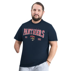 Florida Panthers G-III Sports by Carl Banks Adaptive Classic Team Graphic T-Shirt Navy