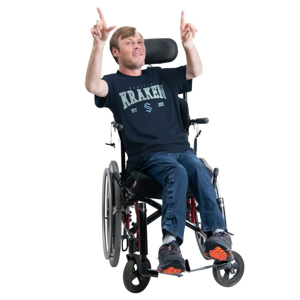 Seattle Kraken G-III Sports by Carl Banks Adaptive Classic Team Graphic T-Shirt Navy