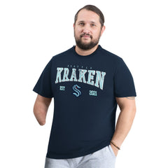 Seattle Kraken G-III Sports by Carl Banks Adaptive Classic Team Graphic T-Shirt Navy