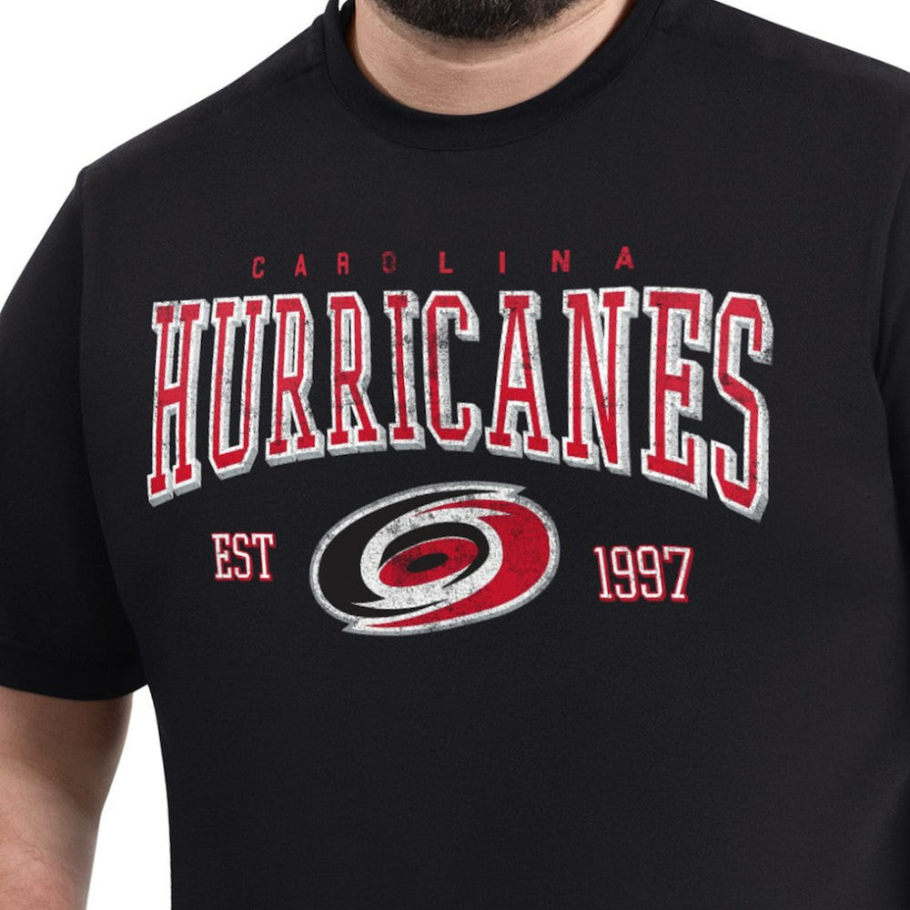 Carolina Hurricanes G-III Sports by Carl Banks Adaptive Classic Team Graphic T-Shirt Black