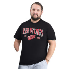 Detroit Red Wings G-III Sports by Carl Banks Adaptive Classic Team Graphic T-Shirt Black