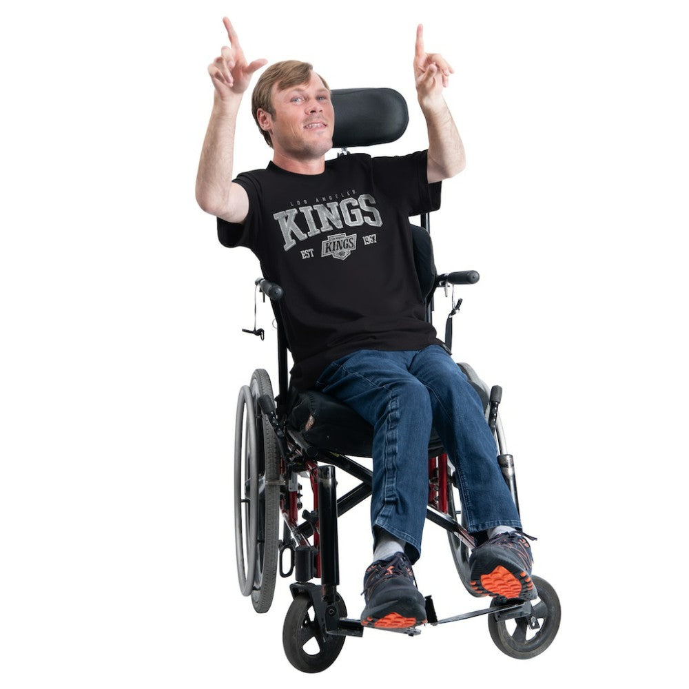Los Angeles Kings G-III Sports by Carl Banks Adaptive Classic Team Graphic T-Shirt Black