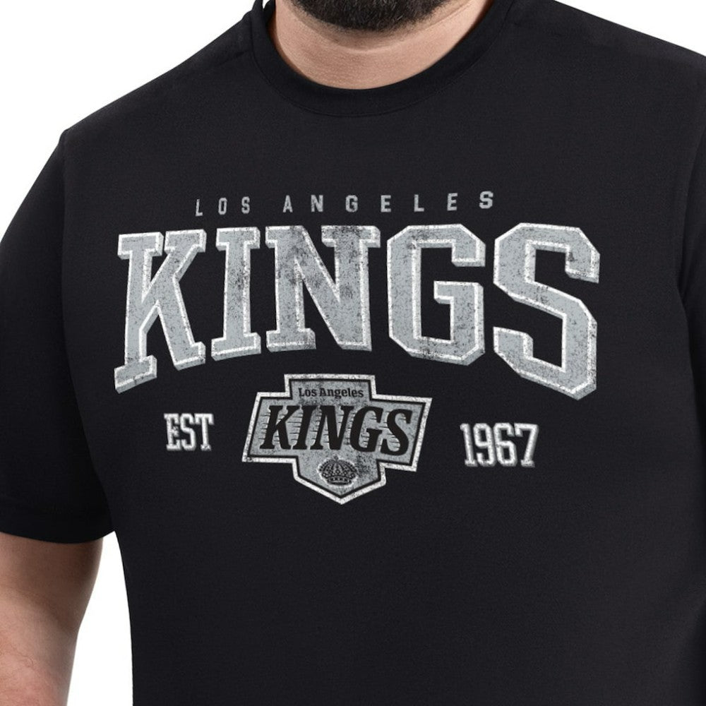 Los Angeles Kings G-III Sports by Carl Banks Adaptive Classic Team Graphic T-Shirt Black