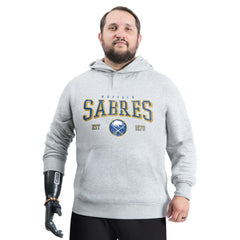 Buffalo Sabres G-III Sports by Carl Banks Adaptive Classic Team Spirit Fleece Hoodie Gray