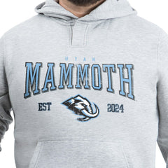 Utah Mammoth G-III Sports by Carl Banks Adaptive Classic Team Spirit Fleece Hoodie Gray