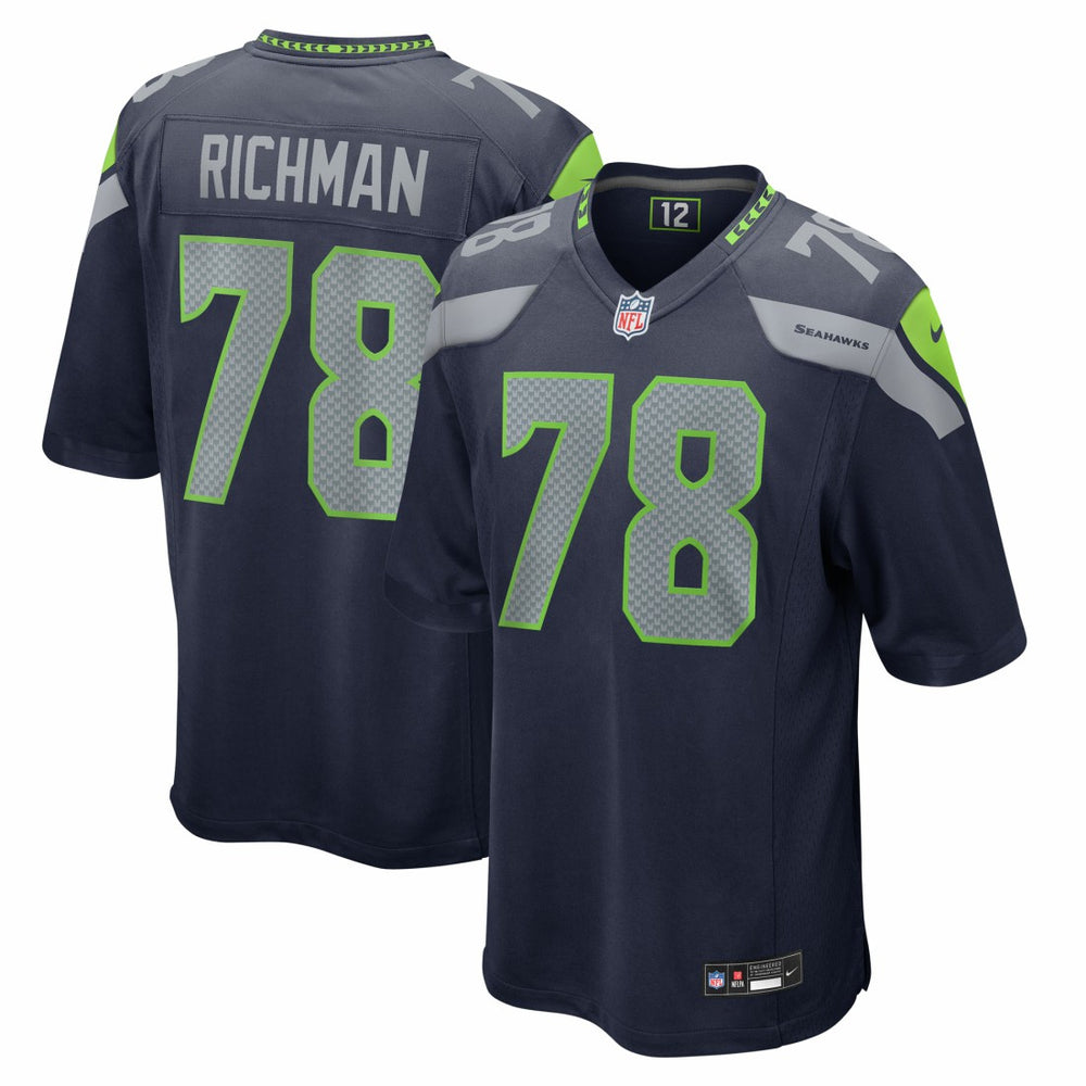 Mason Richman Seattle Seahawks Team Game Jersey - College Navy | Nike discount