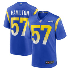 Ty Hamilton Los Angeles Rams Team Game Jersey - Royal | Nike outlet