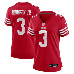 Brian Robinson Jr. San Francisco 49ers Women's Team Game Jersey - Scarlet | Nike for sale