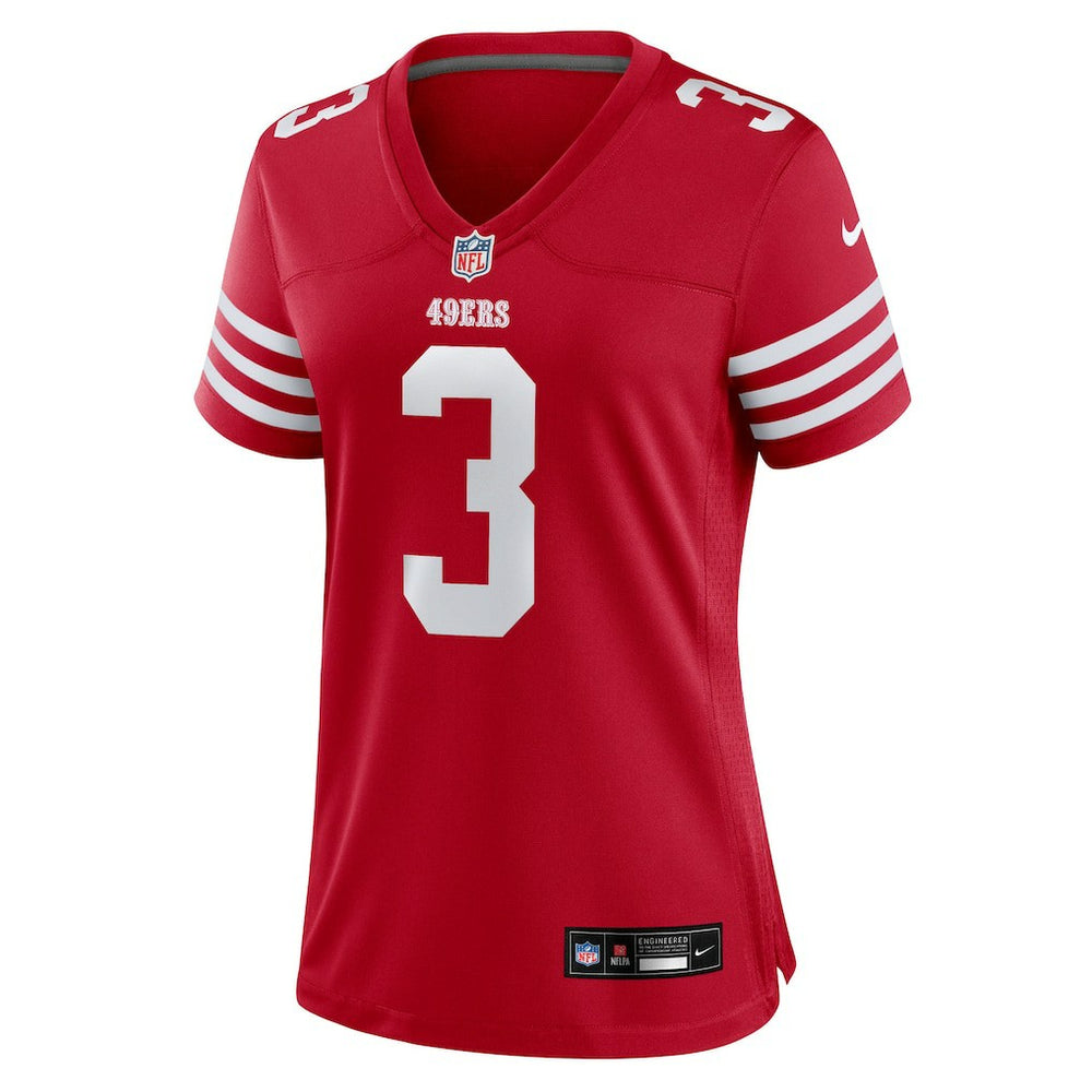 Brian Robinson Jr. San Francisco 49ers Women's Team Game Jersey - Scarlet | Nike for sale
