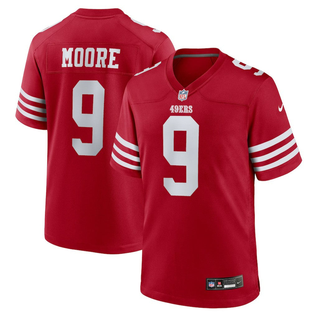 Skyy Moore San Francisco 49ers Team Game Jersey - Scarlet | Nike discount