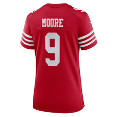 Skyy Moore San Francisco 49ers Women's Team Game Jersey - Scarlet | Nike sale