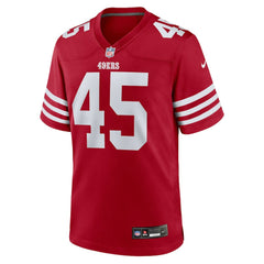 Nick Martin San Francisco 49ers Team Game Jersey - Scarlet | Nike sale