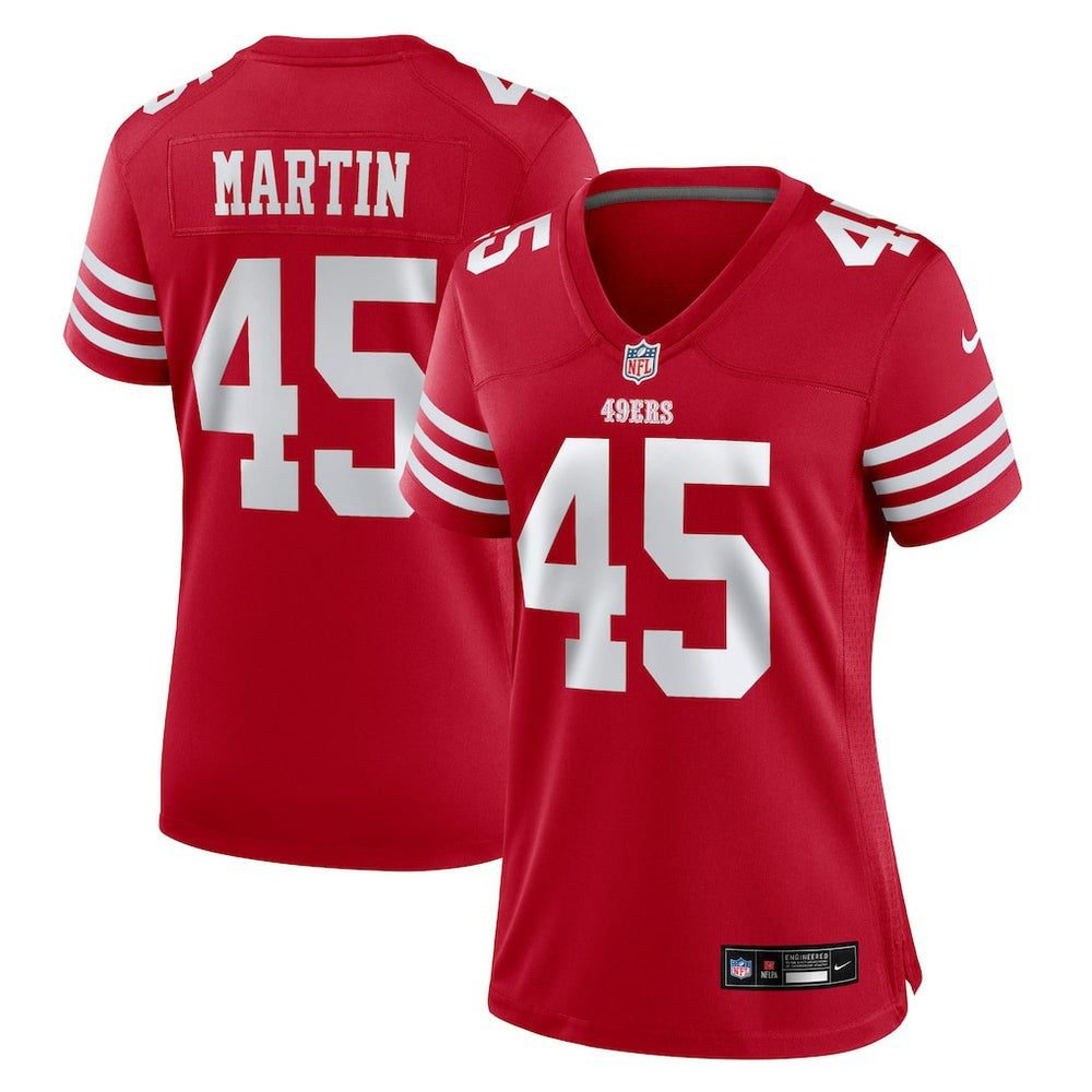 Nick Martin San Francisco 49ers Women's Team Game Jersey - Scarlet | Nike online