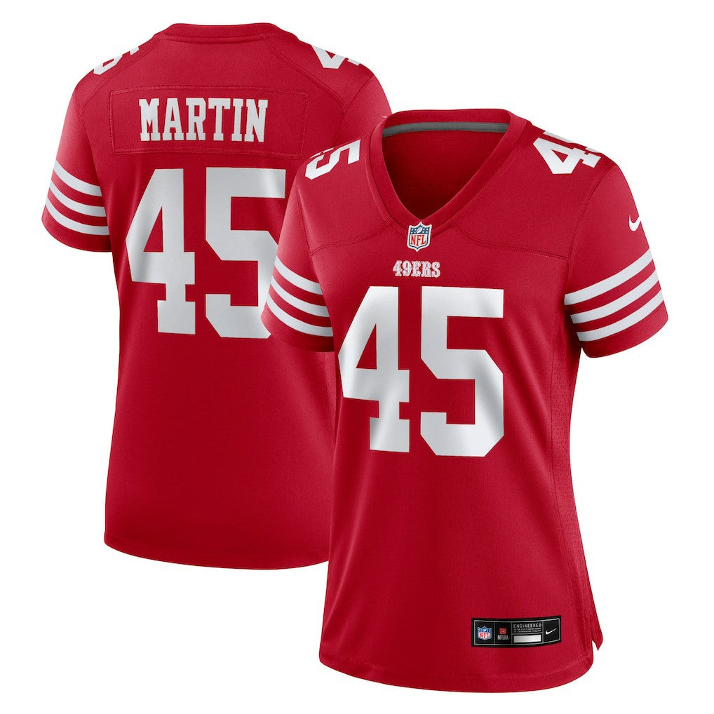 Nick Martin San Francisco 49ers Women's Team Game Jersey - Scarlet | Nike online