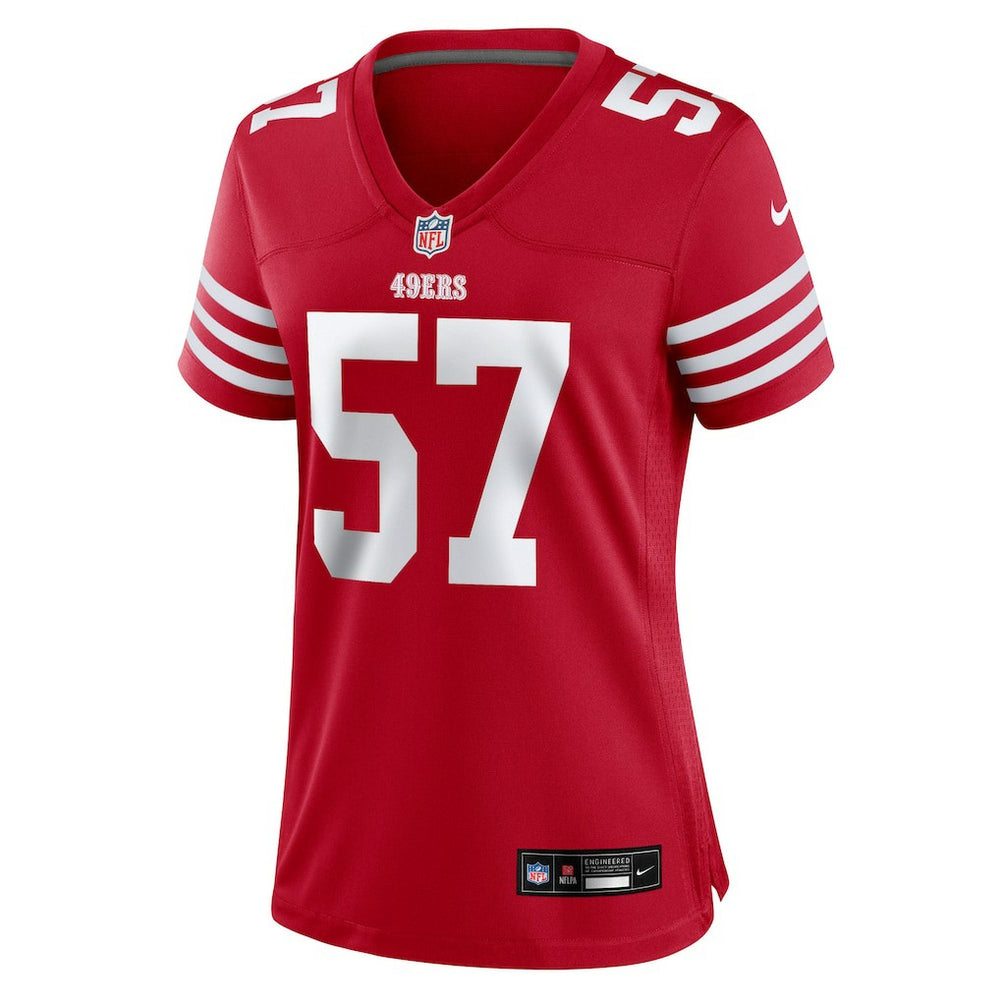 Luke Gifford San Francisco 49ers Women's Team Game Jersey - Scarlet | Nike discount