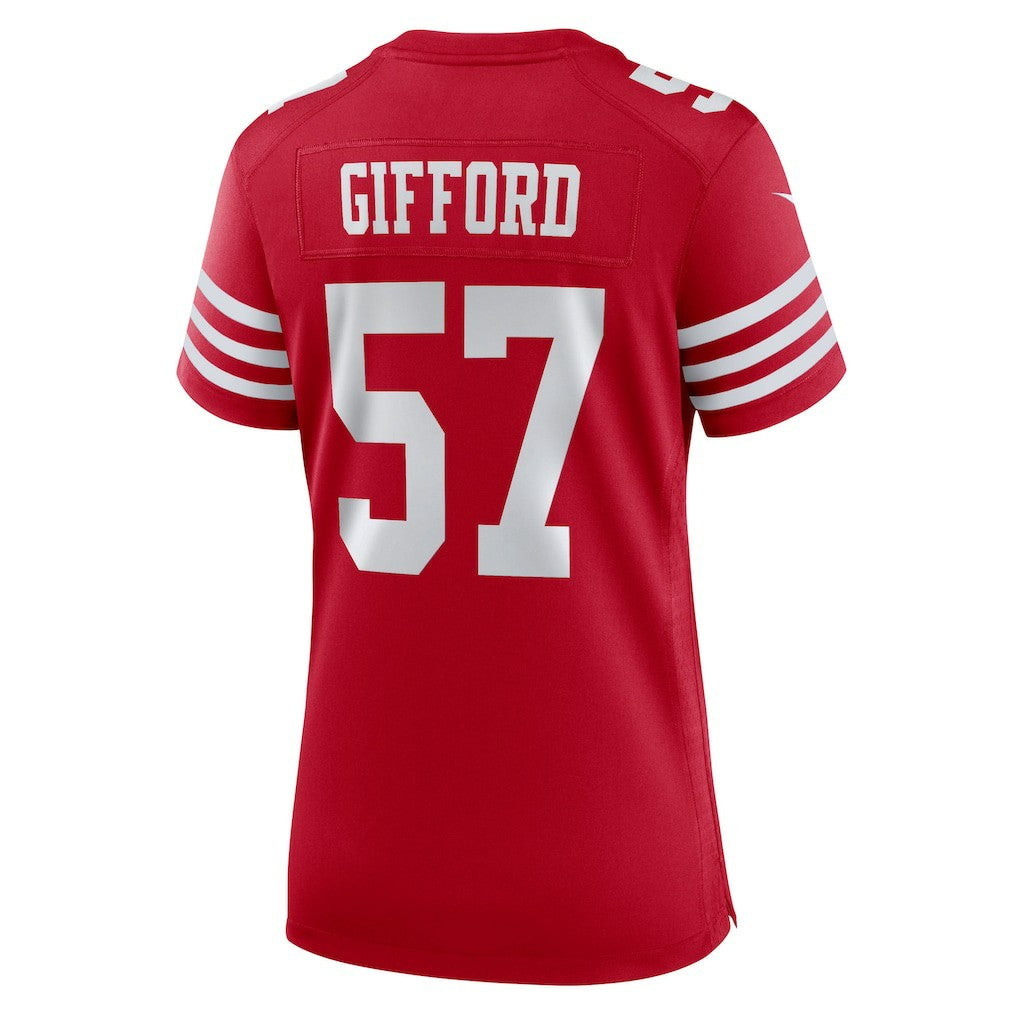 Luke Gifford San Francisco 49ers Women's Team Game Jersey - Scarlet | Nike discount