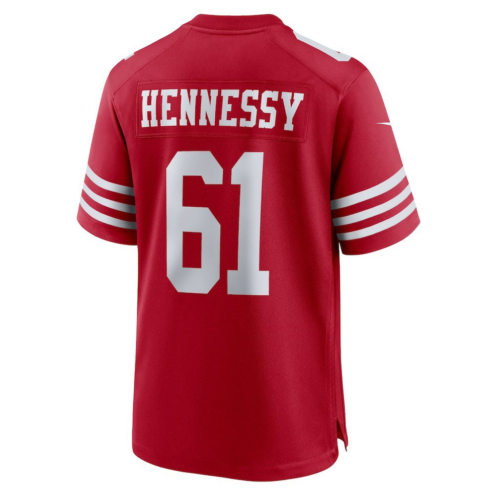 Matt Hennessy San Francisco 49ers Team Game Jersey - Scarlet | Nike for sale