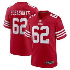 Austen Pleasants San Francisco 49ers Team Game Jersey - Scarlet | Nike discount