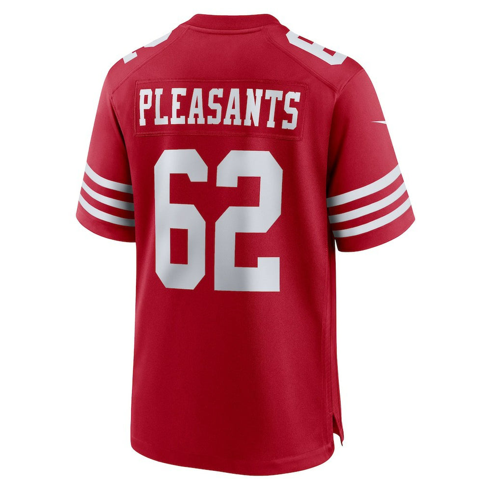 Austen Pleasants San Francisco 49ers Team Game Jersey - Scarlet | Nike discount