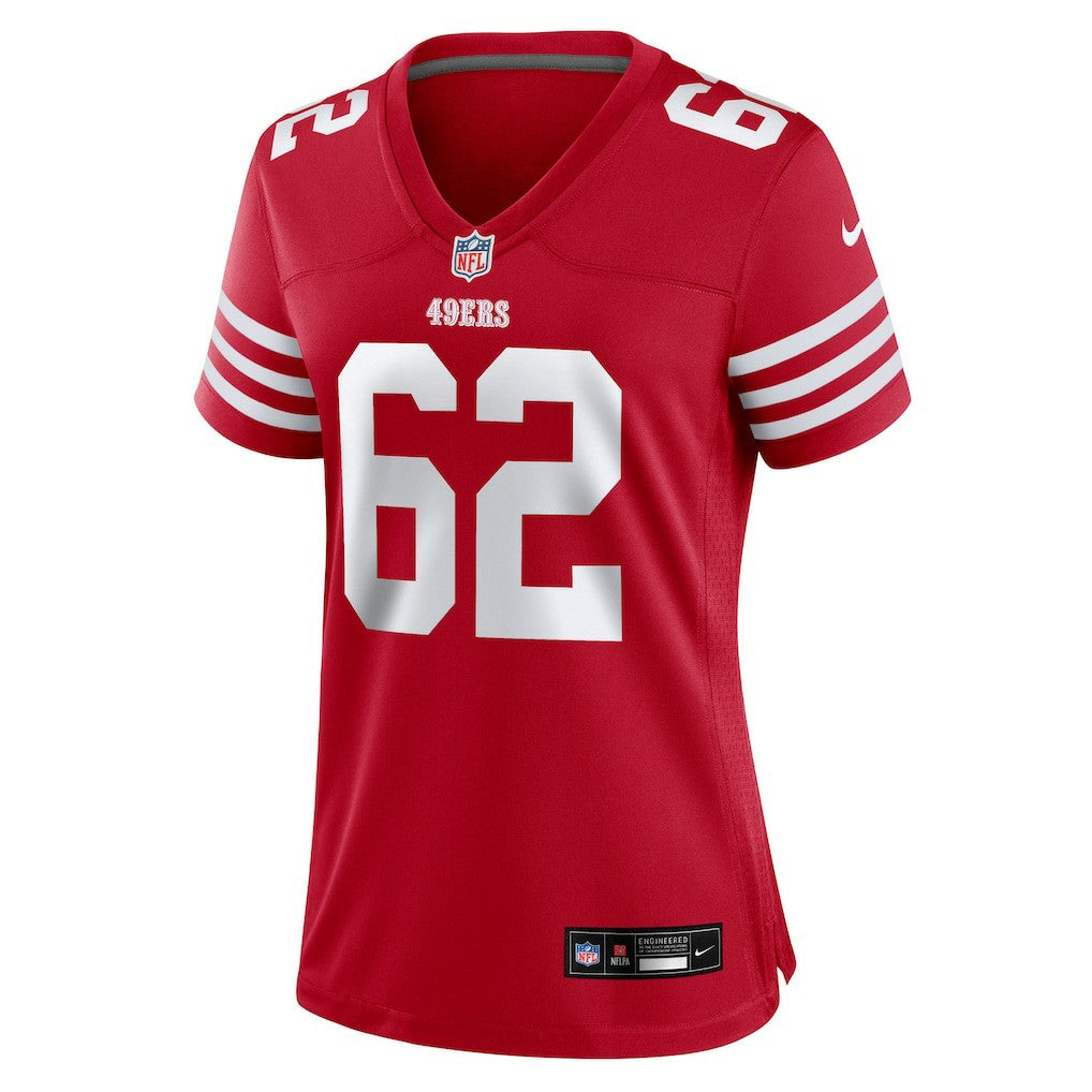 Austen Pleasants San Francisco 49ers Women's Team Game Jersey - Scarlet | Nike discount
