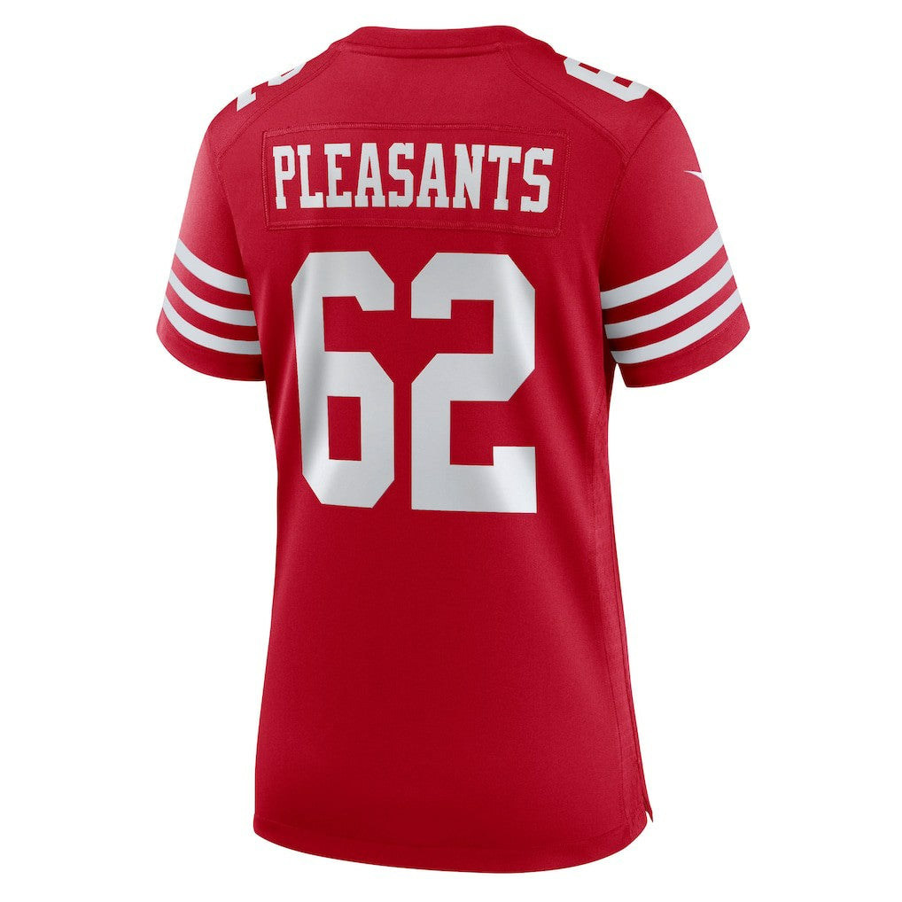 Austen Pleasants San Francisco 49ers Women's Team Game Jersey - Scarlet | Nike discount